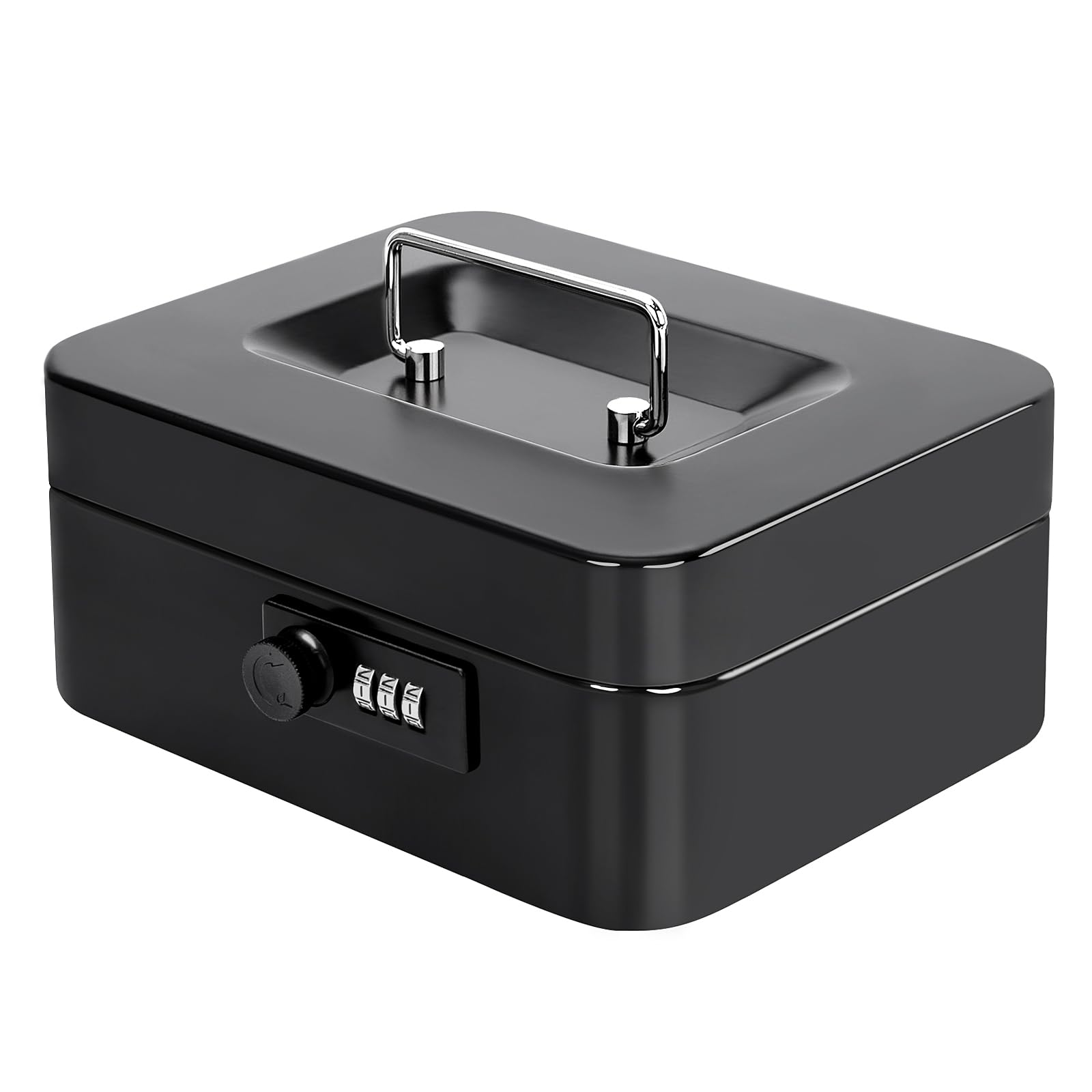 Amazon.com : Jssmst Cash Box with Money Tray and Combination Lock